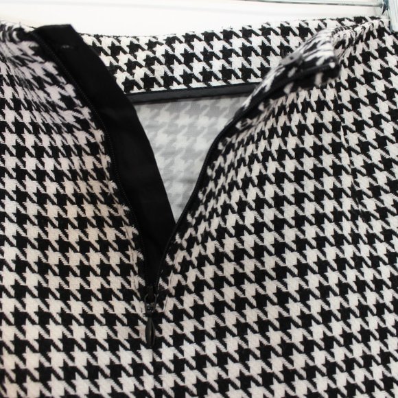 H&M Envelope Mini Skirt Y2K Black and White Houndstooth Check Skirt 10 - Picture 7 of 11